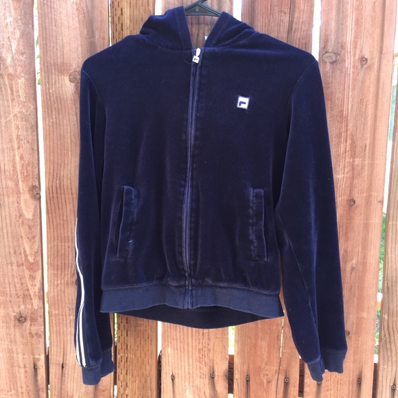 fila velvet sweater